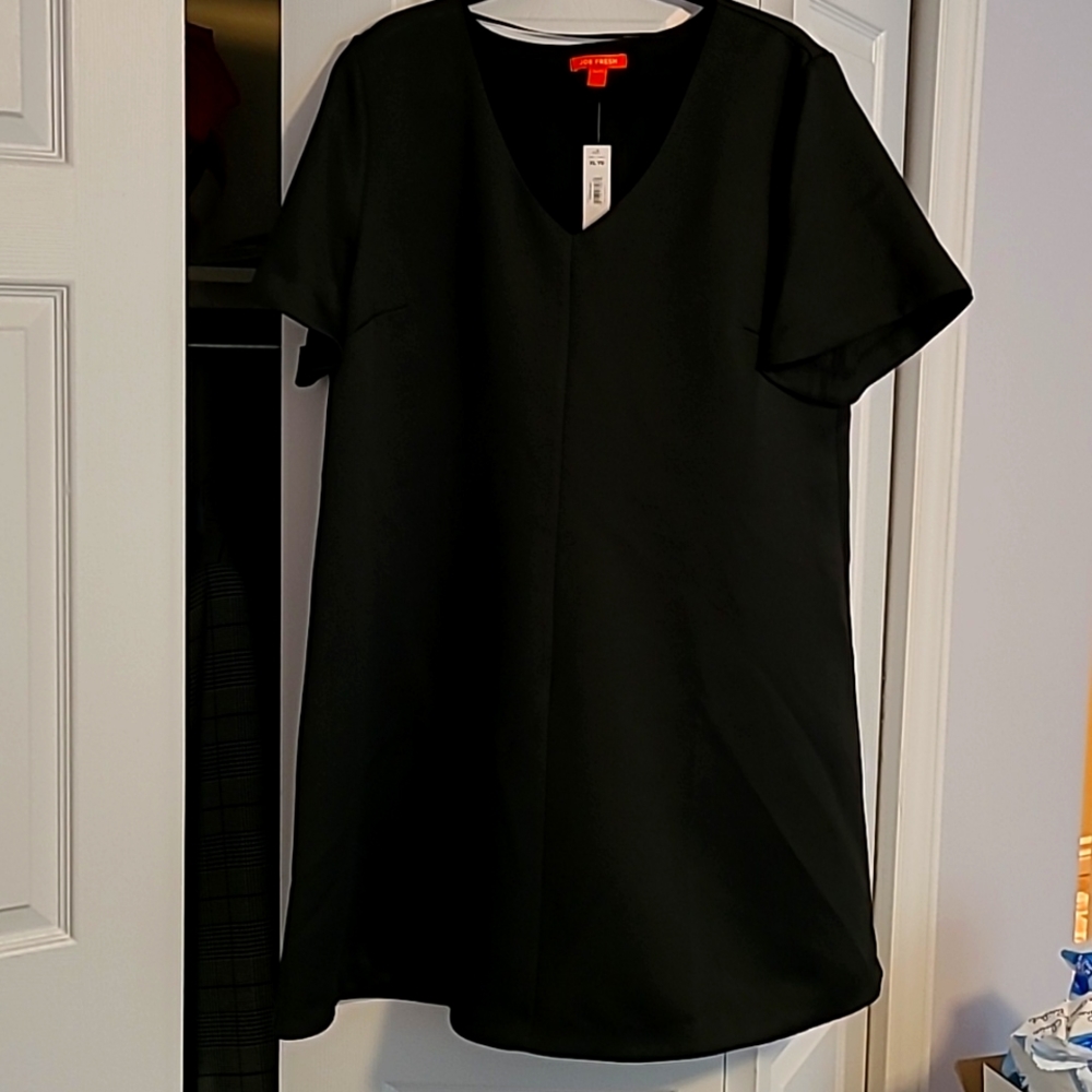 NWT Black A-line party dress
